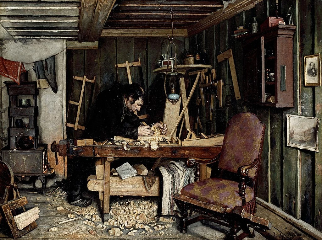 Un laboratorio di falegnameria - National Museum Oslo
